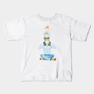 Family Portrait Kids T-Shirt